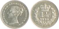 1 1/2 Penny 1838 Großbritannien Victoria 1837-1901 ss-vz