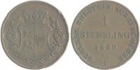 Schleswig-Holstein 1 Sechsling Unter Statthalterschaft 1848-1851 -