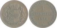 Schleswig-Holstein 1 Sechsling Unter Statthalterschaft 1848-1851 -