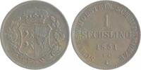 Schleswig-Holstein 1 Sechsling Unter Statthalterschaft 1848-1851 -