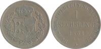 Schleswig-Holstein 1 Sechsling Unter Statthalterschaft 1848-1851 -