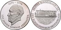Personenmedaillen Feinsilbermedaille Konrad Adenauer 1876-1967 -