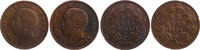 Portugal Lot von 2 x 20 Reis Dom Luis I. 1861-1889 -