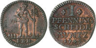 1 Pfennig 1745 IBH Braunschweig-Wolfenbüttel Karl I. 1735-1780 ss