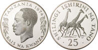 Tansania 25 Shilingi Giraffen -