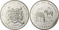 Benin 1000 Francs Zebra -