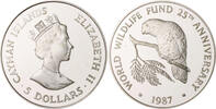 Cayman Islands 5 Dollars Papagei -
