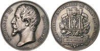 Frankreich Versilberte Kupfermedaille Napoleon III. 1852-1870 -