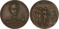 Medaillen von Karl Goetz Bronzemedaille Auf die Hinrichtung Albert Leo Schageter am 26.05.1923 -