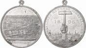 Brandenburg in den Marken - Preussen - Berlin Aluminiummedaille (v. Oertel/Lauer) auf die Berliner Gewerbeausstellung -