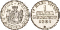 Silbergroschen 1867 B Waldeck Georg Victor 1852-1893 vz