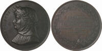 Italien Bronzemedaille (v. P.Girometti) auf Francesco Petrarca (1304-1374) -
