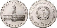 DDR 5 Mark Rotes Rathaus in Berlin -