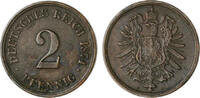 Kaiserreich Kleinmünzen 2 Pfennig -