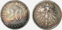 Kaiserreich Kleinmünzen 20 Pfennig -