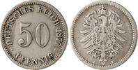 Kaiserreich Kleinmünzen 50 Pfennig -