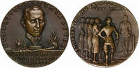 Medaillen von Karl Goetz, Bronzegussmedaille auf die Hinrichtung von Albert Leo Schlageter -