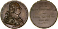 Frankreich Bronzemedaille Ludwig XVIII. 1814-1824 -