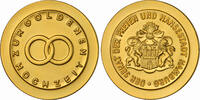 Hamburg Vergoldete Bronzemedaille -