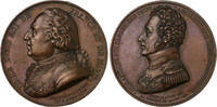 Frankreich Bronzemedaille Ludwig XVIII. (1814, 1815-1824) -