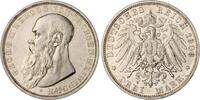 Sachsen-Meiningen 3 Mark Georg II. 1866-1914 -