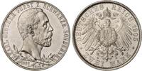 Schwarzburg-Sondershausen 2 Mark Karl Günther 1880-1909, Zum 25-jährigen Regierungsjubiläum -