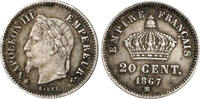 Frankreich 20 Centimes Napoleon III. 1852-1870 -