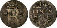 Brandenburg/-Preußen 1/24 Taler Friedrich II. 1740-1786 -