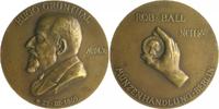 Personen Medaille Hugo Grünthal, Inh. der Münzhandlung Robert Ball - Berlin, a.s. 60. Geburtstag -