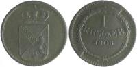 Baden 1 Kreuzer Carl Friedrich als Großherzog 1806-1811 -