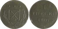 Frankfurt Judenpfennig Carl Theodor von Dalberg 1806-1810 -