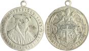 Reformation Medaille, versilbert a.d. 400. Geburtstag Martin Luthers -