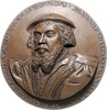 Renaissance Kunstguss, einseitiges Medaillon a. Ludovicus Scarampi