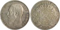 Belgien 5 Francs Leopold II. 1865-1909 -