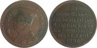 Personen Medaille Otto von Bismarck, a.s. 70. Geburtstag und seinem 50-jährigen Dienstjubiläum -