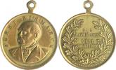 Personen Bronzemedaille, vergoldet Otto von Bismarck, a.s. Tod -
