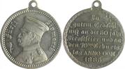 Personen Medaille, beiderseits m. Silberblech plattiert Otto von Bismarck, a.s. 70. Geburtstag und 50-jähriges Dienstjubiläum -