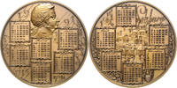 Personen Bronzemedaille, Kalendermedaille Wolfgang Amadeus Mozart 1756-1791 -