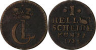 Hessen-Kassel 1 Heller Karl 1670-1730 -