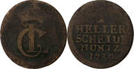 Hessen-Kassel 1 Heller Karl 1670-1730 -
