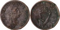 Irland 1/2 Penny George III. 1760-1820 -