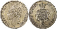 Sachsen 1/6 Taler Johann 1854-1873 -