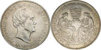 Sachsen Taler Friedrich August II. 1836-1854, auf seinen Tod -