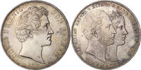 Bayern Geschichtsdoppeltaler Ludwig I. 1825-1848, auf die Vermählung des Kronprinzen -