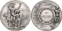 Jugendstil Medaille, versilbert Prämie für Weinbau u.d. Verbesserung franz.Rebsorten durch amerikan. Zuchtsorten -