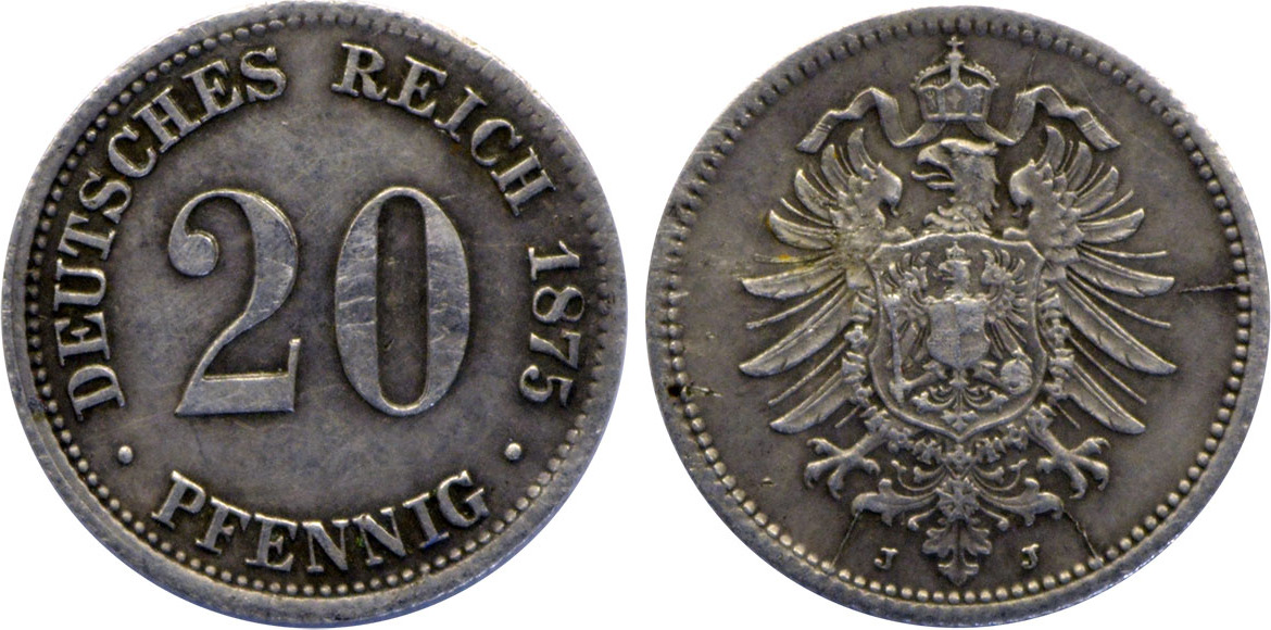 Xf монета. Deutsches Reich 1876 Pfennig серебро. 50 Пфенниг a 1875. Швейцария 10 раппен 1894. Румыния 2 Lei 1875.