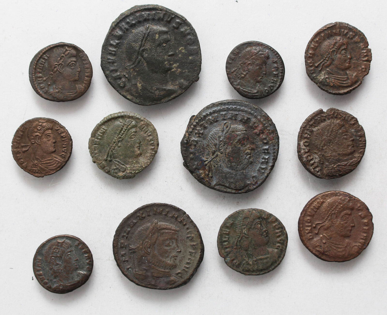 Roman Empire variate 12 pcs lot of AE coins | MA-Shops
