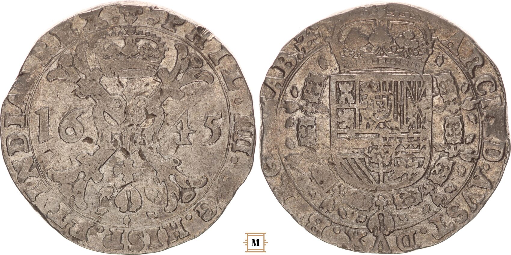 patagon 1645 Brabant, Philip IV., Bruxelles, R