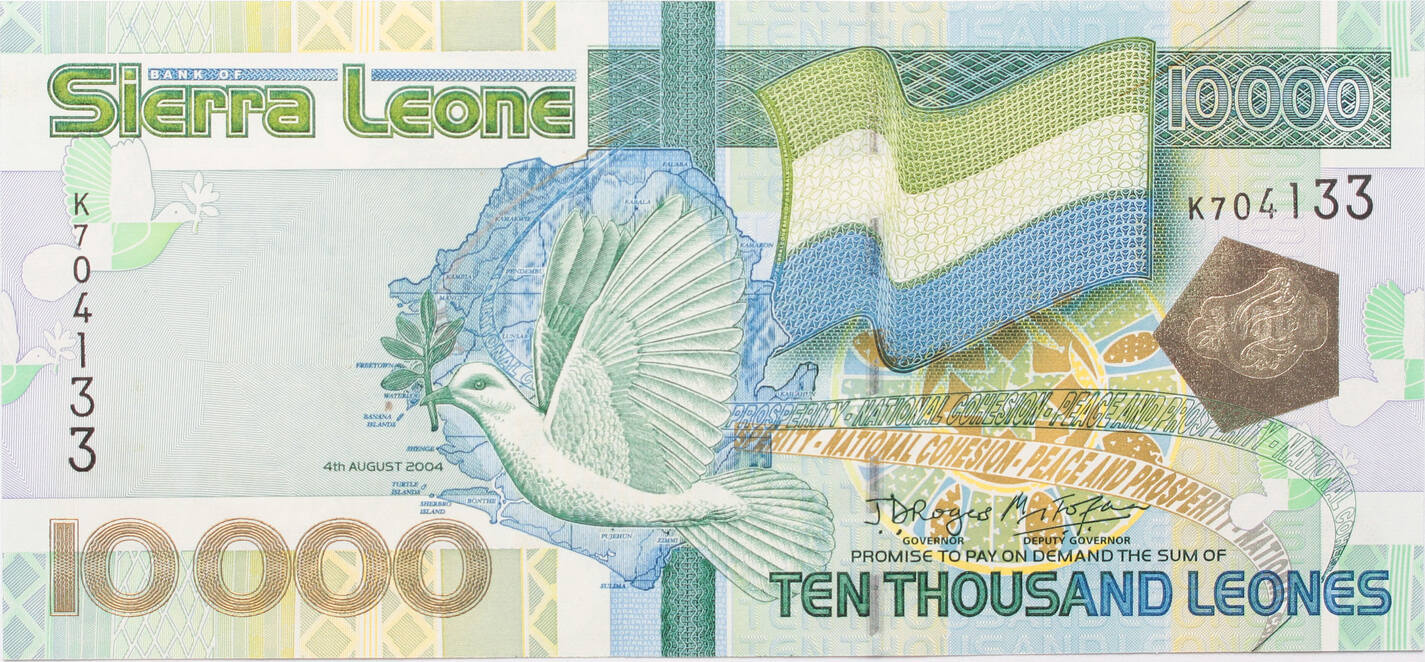 Sierra Leone 10000 Leones 2004 UNC MA Shops sierra-leone-10000-leones-2004-unc-ma-shops