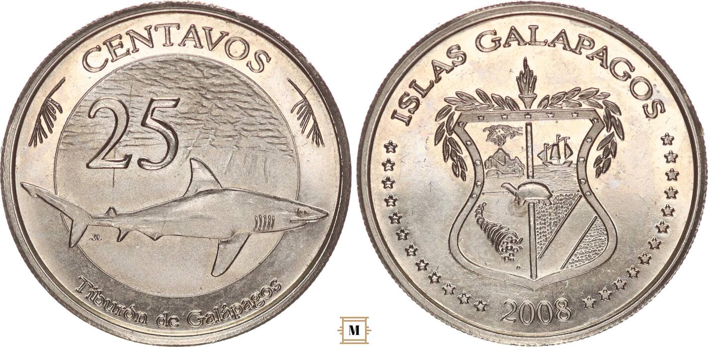 Galapagos Island 25 centavos 2008 /Fantasy/
